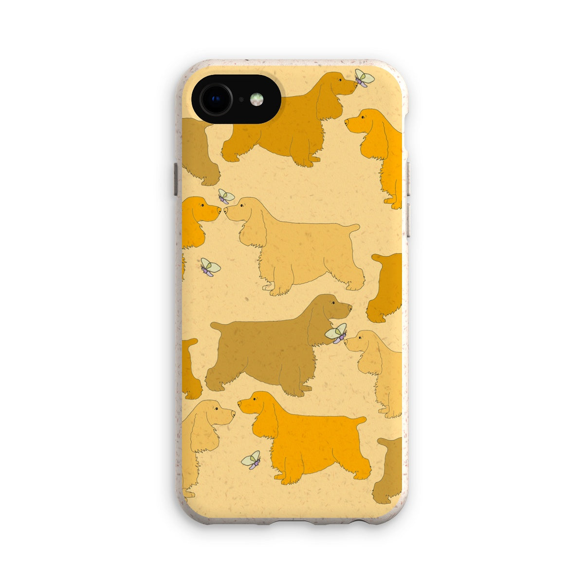 Rainbow Dogs Spaniels Eco Phone Case