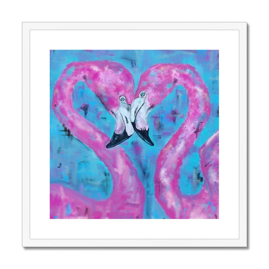 Flamingo Tango Framed & Mounted Print