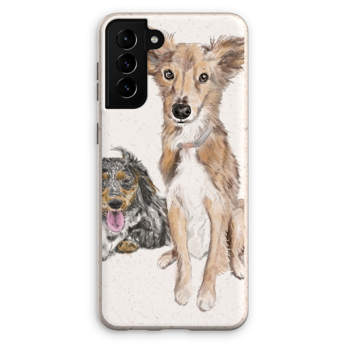 Customer Requests Nicky & Eevee Pet Portrait  Eco Phone Case