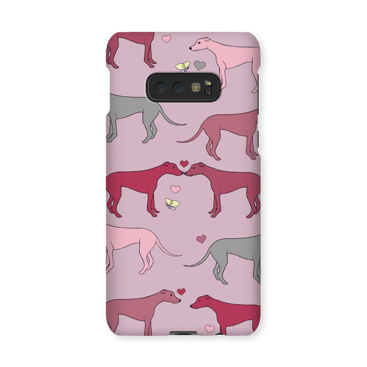 Greyhound Love Rainbow Dogs  Snap Phone Case