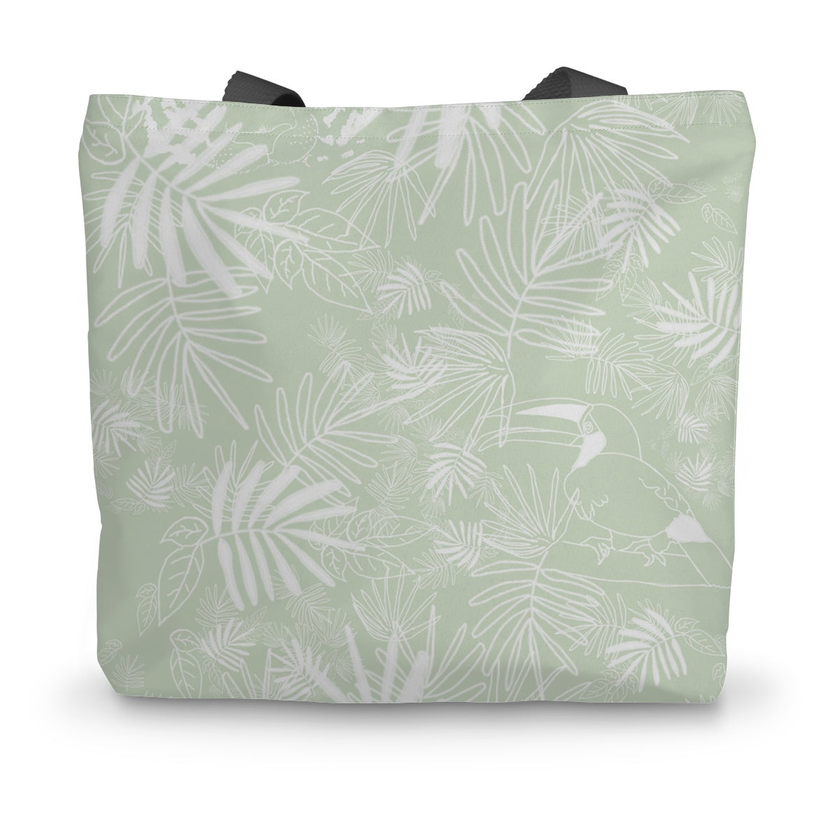 Wild Tigers and Toucans Canvas Tote Bag