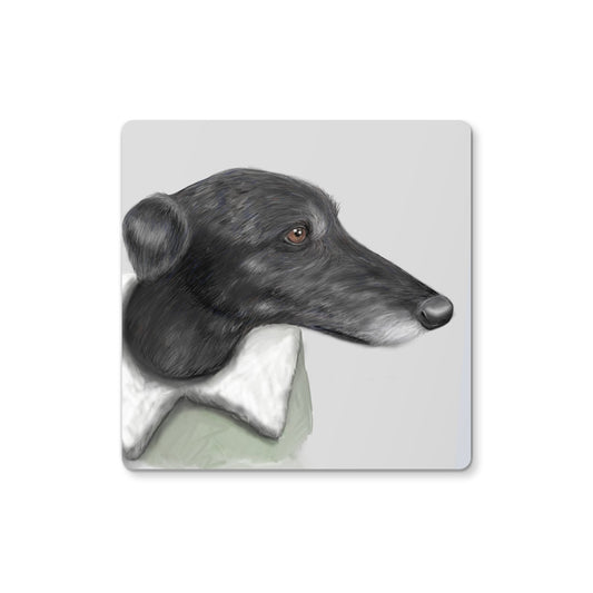 Greyhound Portrait Coaster