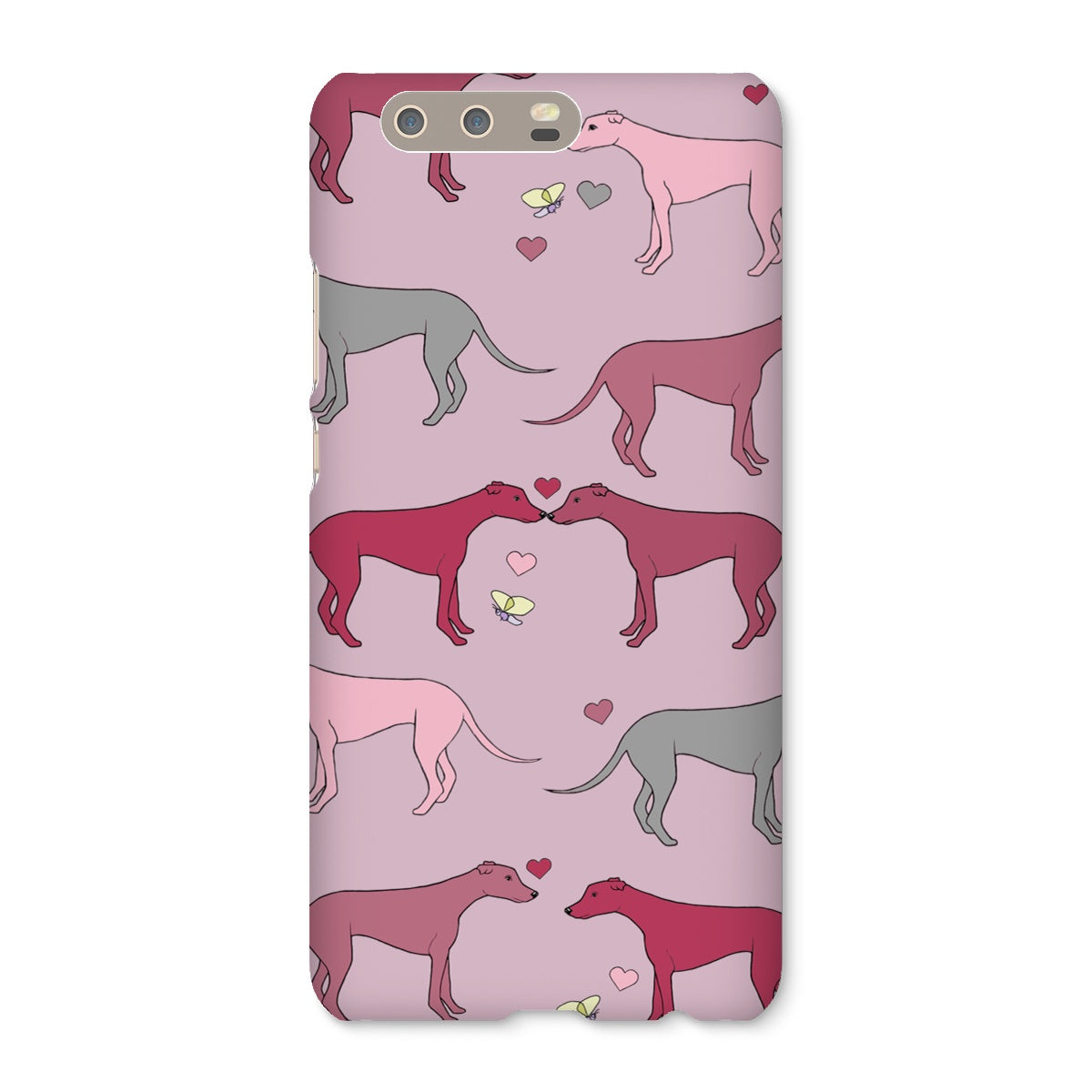 Greyhound Love Rainbow Dogs  Snap Phone Case