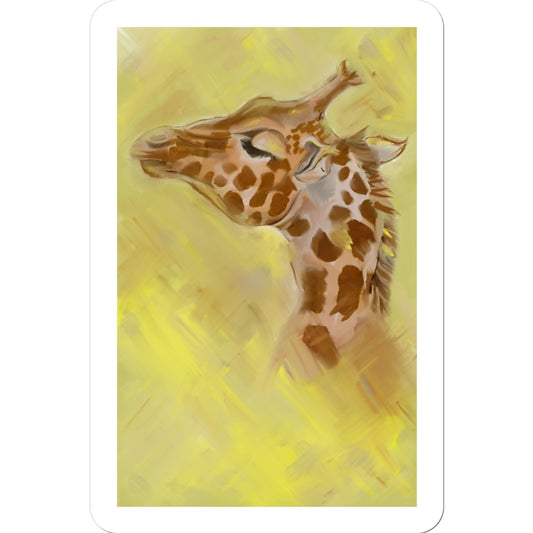 Giraffe Solo Sticker