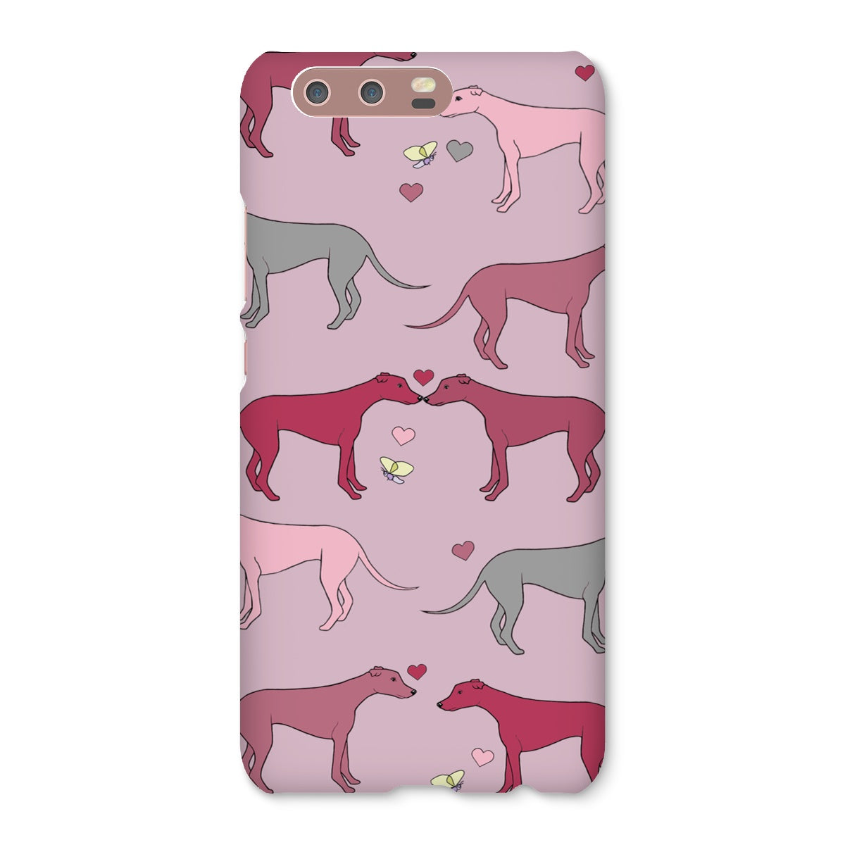 Greyhound Love Rainbow Dogs  Snap Phone Case