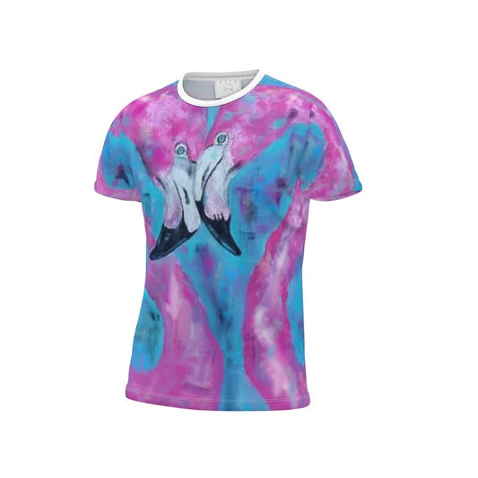 Cut And Sew All Over Print T Shirt