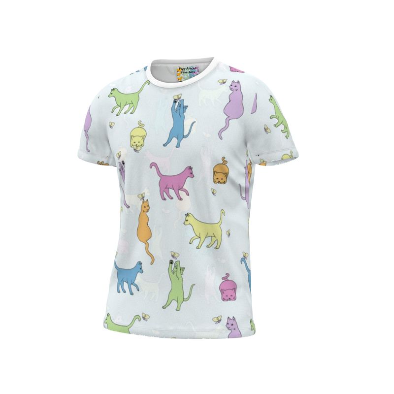 Rainbow Cats Together Unisex T Shirt