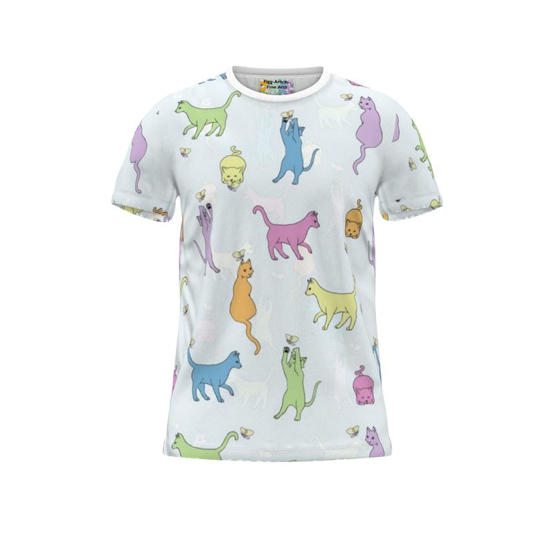 Rainbow Cats Together Unisex T Shirt