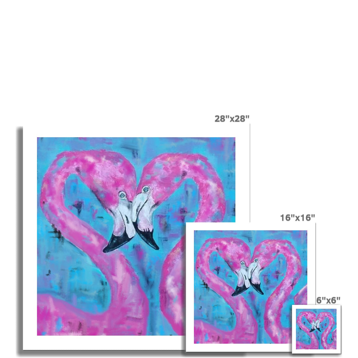 Flamingo Tango Photo Art Print