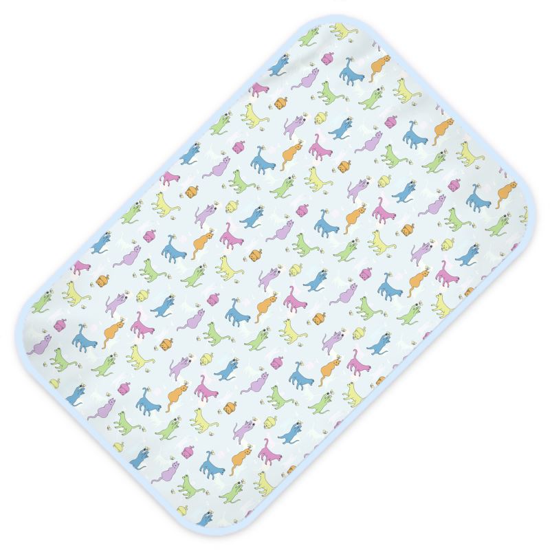 Rainbow Cats Baby Changing Mat