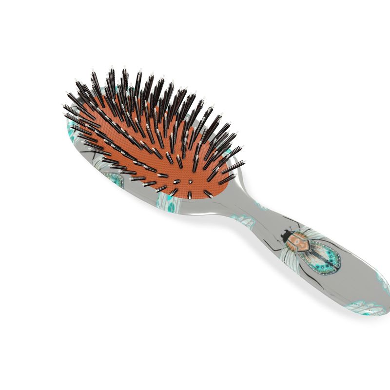 Bejewelled Beetle Beauty Hairbrush