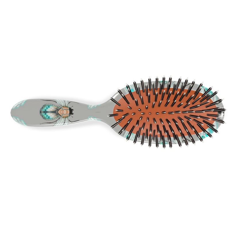 Bejewelled Beetle Beauty Hairbrush