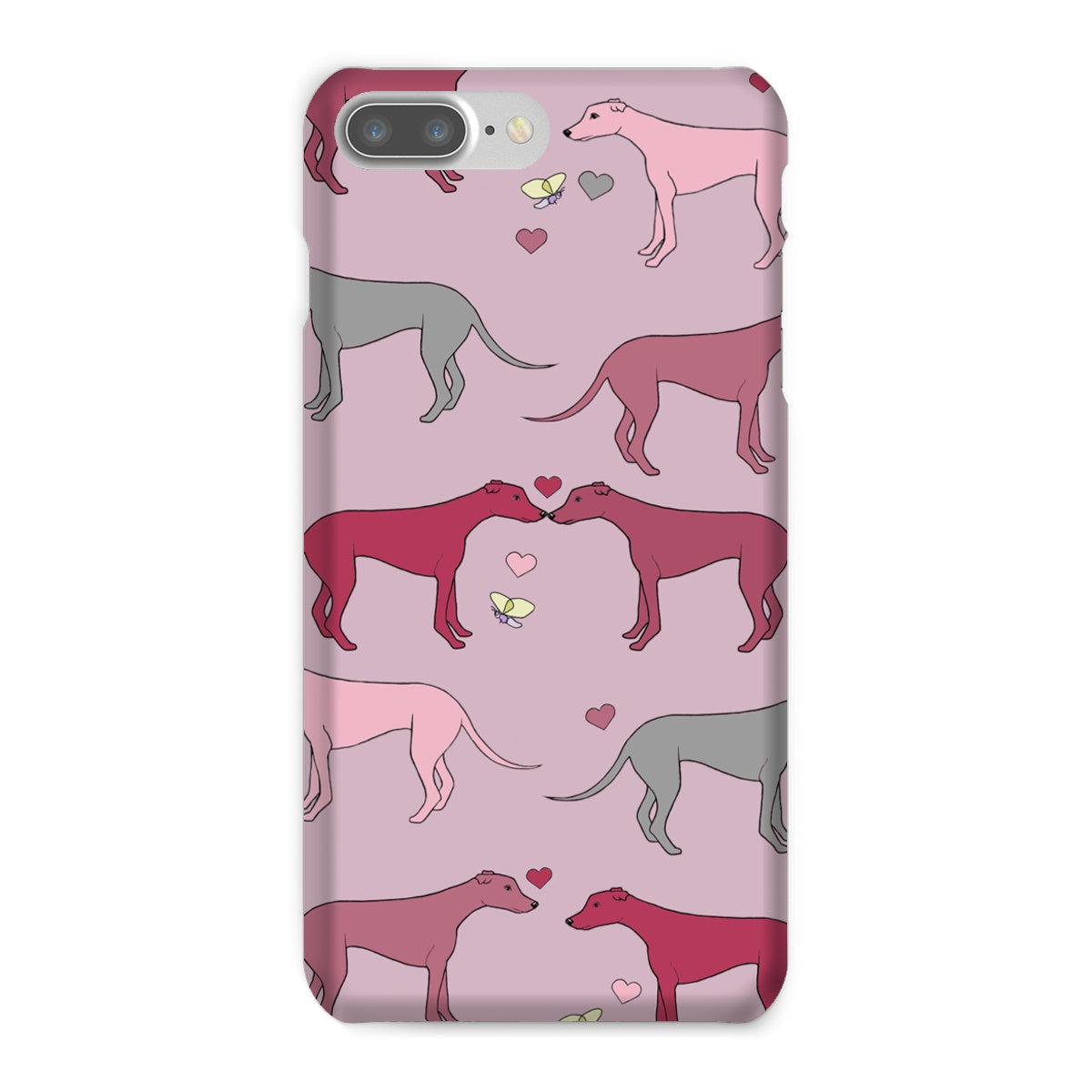 Greyhound Love Rainbow Dogs  Snap Phone Case