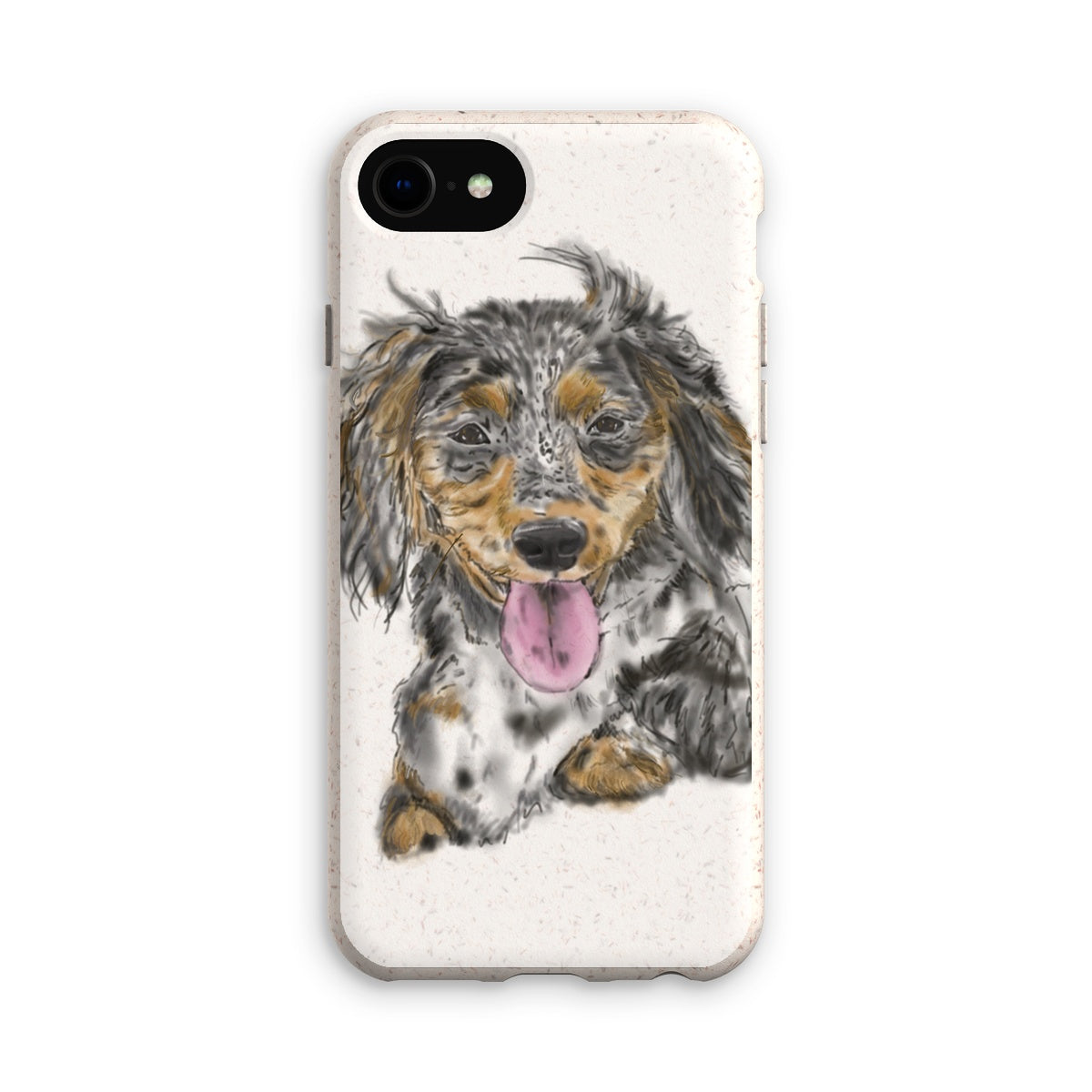 Dachshund Cross Portrait  Eco Phone Case