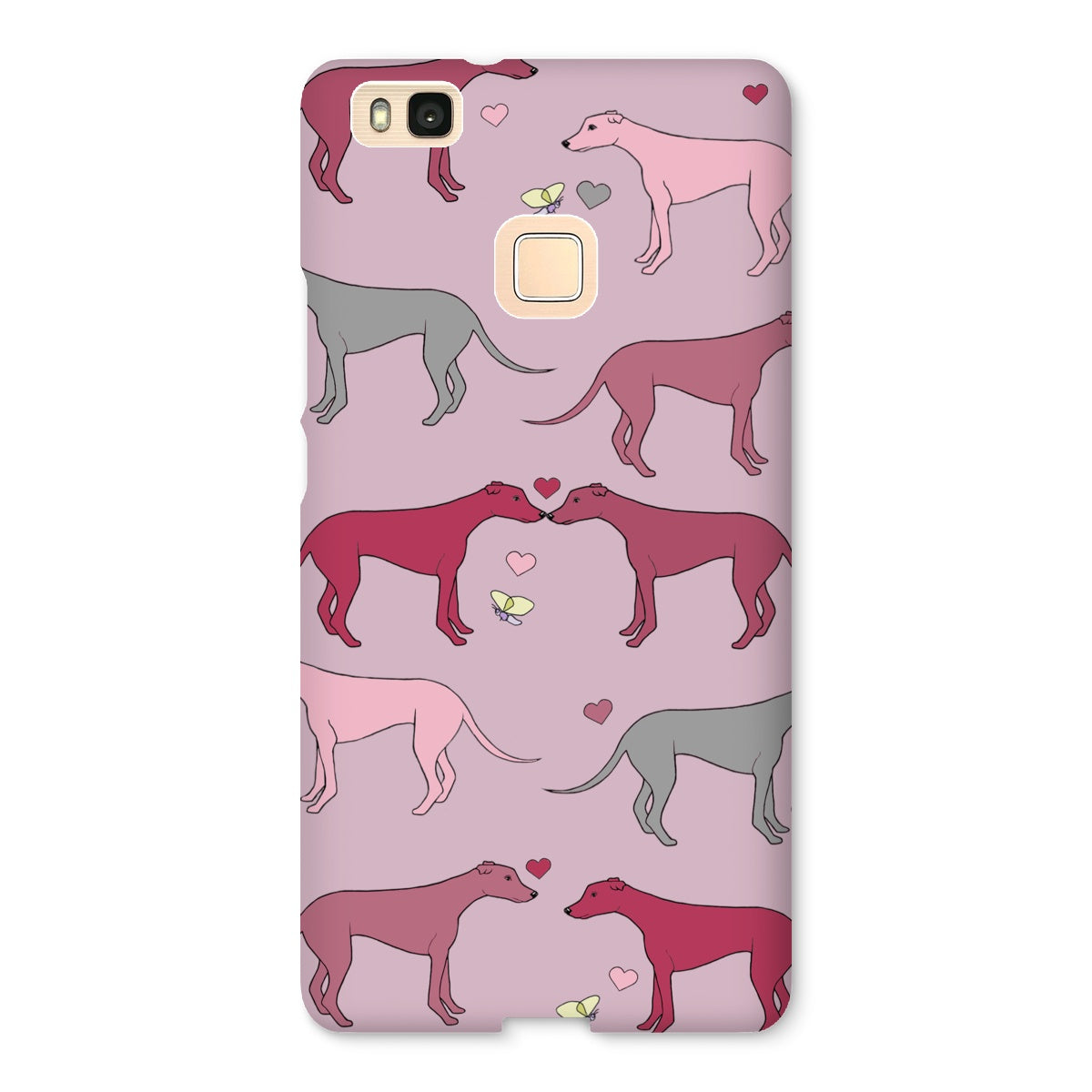 Greyhound Love Rainbow Dogs  Snap Phone Case