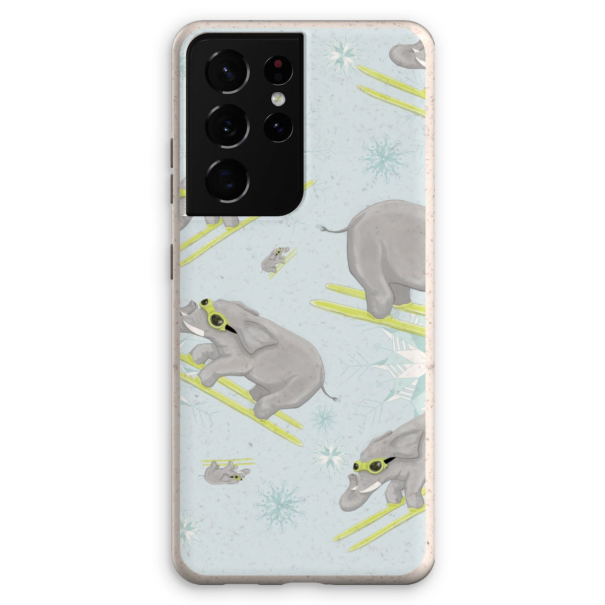 If you've never seen an elephant ski Eco Phone Case