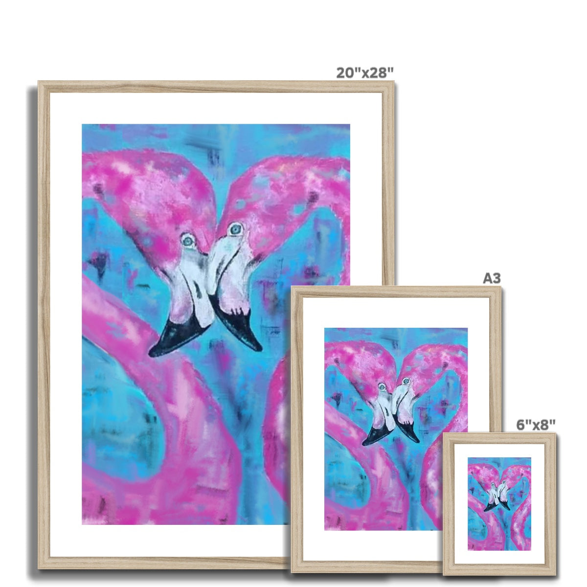 Flamingo Tango Framed & Mounted Print