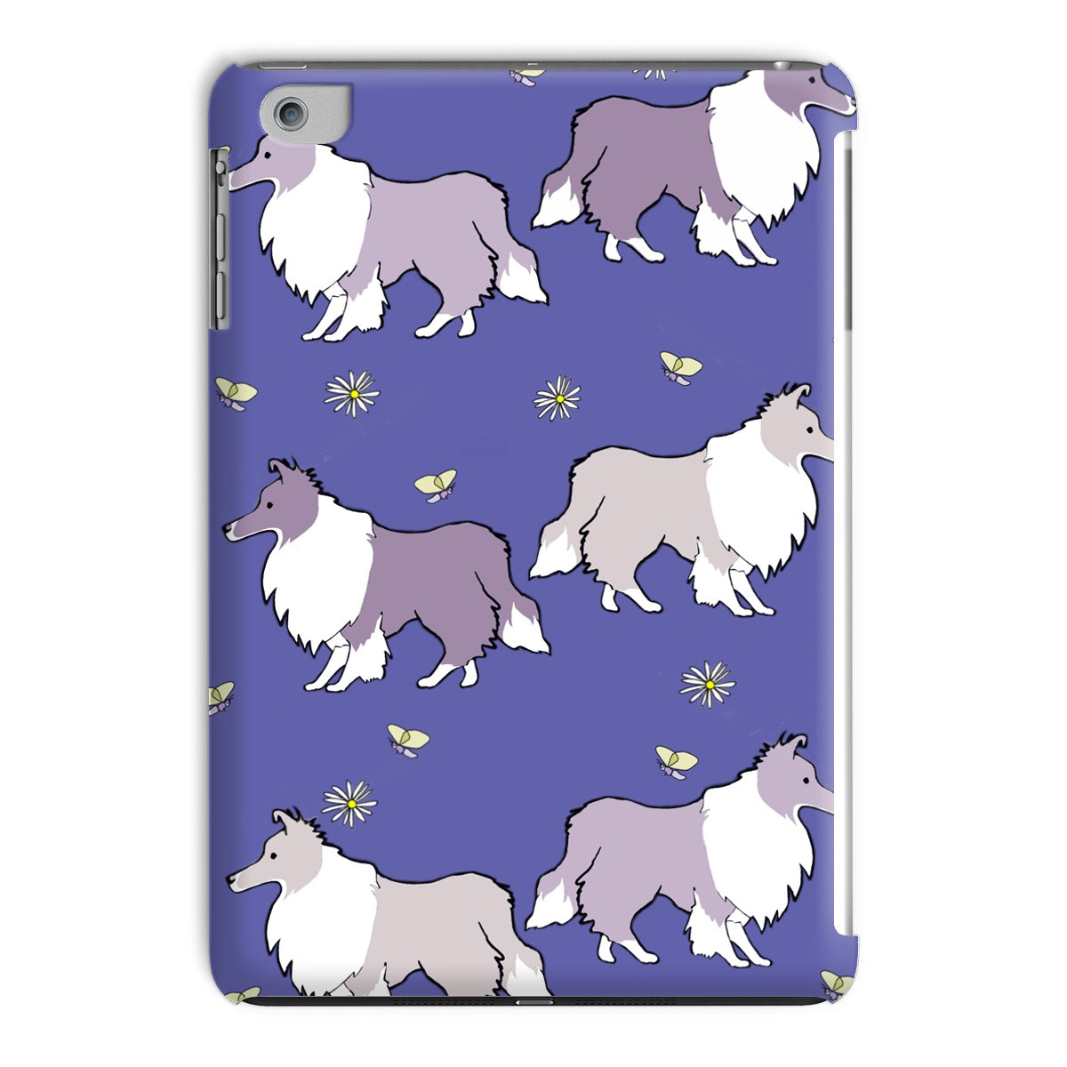 Sheltie Very Peri Rainbow Dogs  Tablet Cases