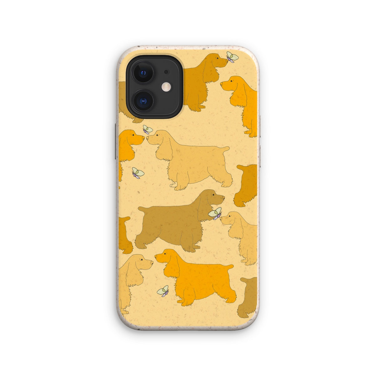 Rainbow Dogs Spaniels Eco Phone Case