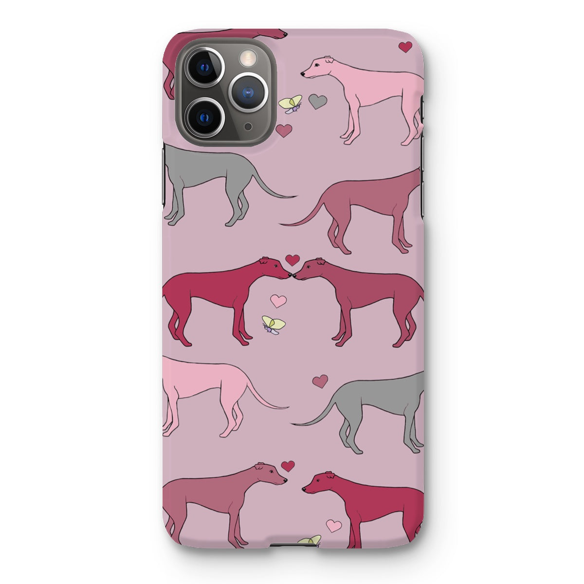 Greyhound Love Rainbow Dogs  Snap Phone Case