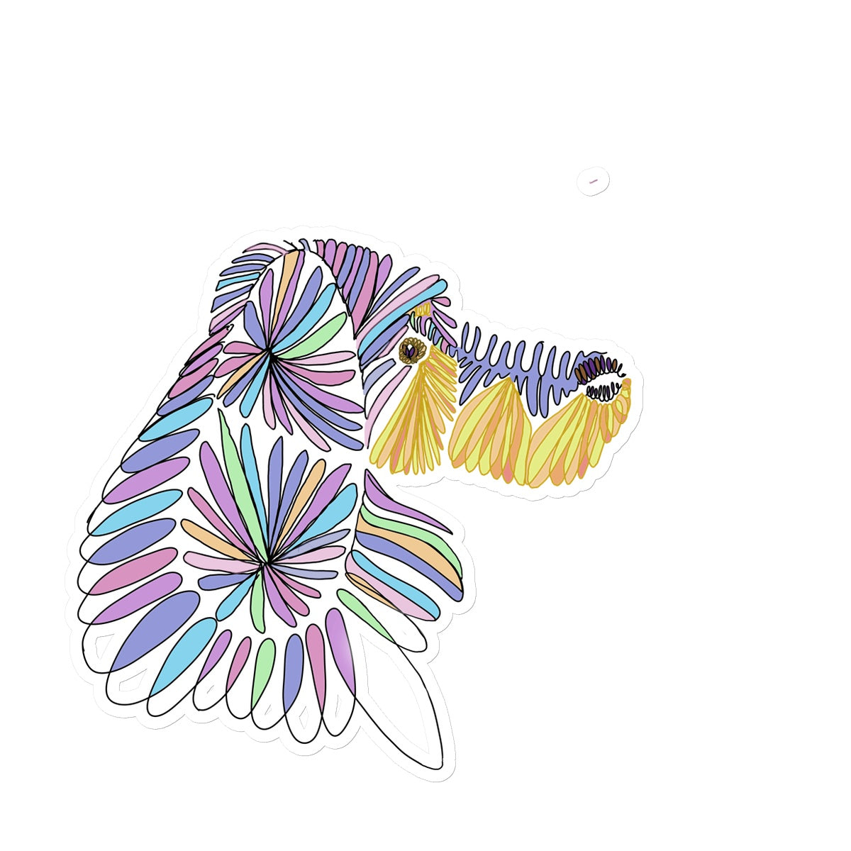 Doolally Dachshund  Sticker