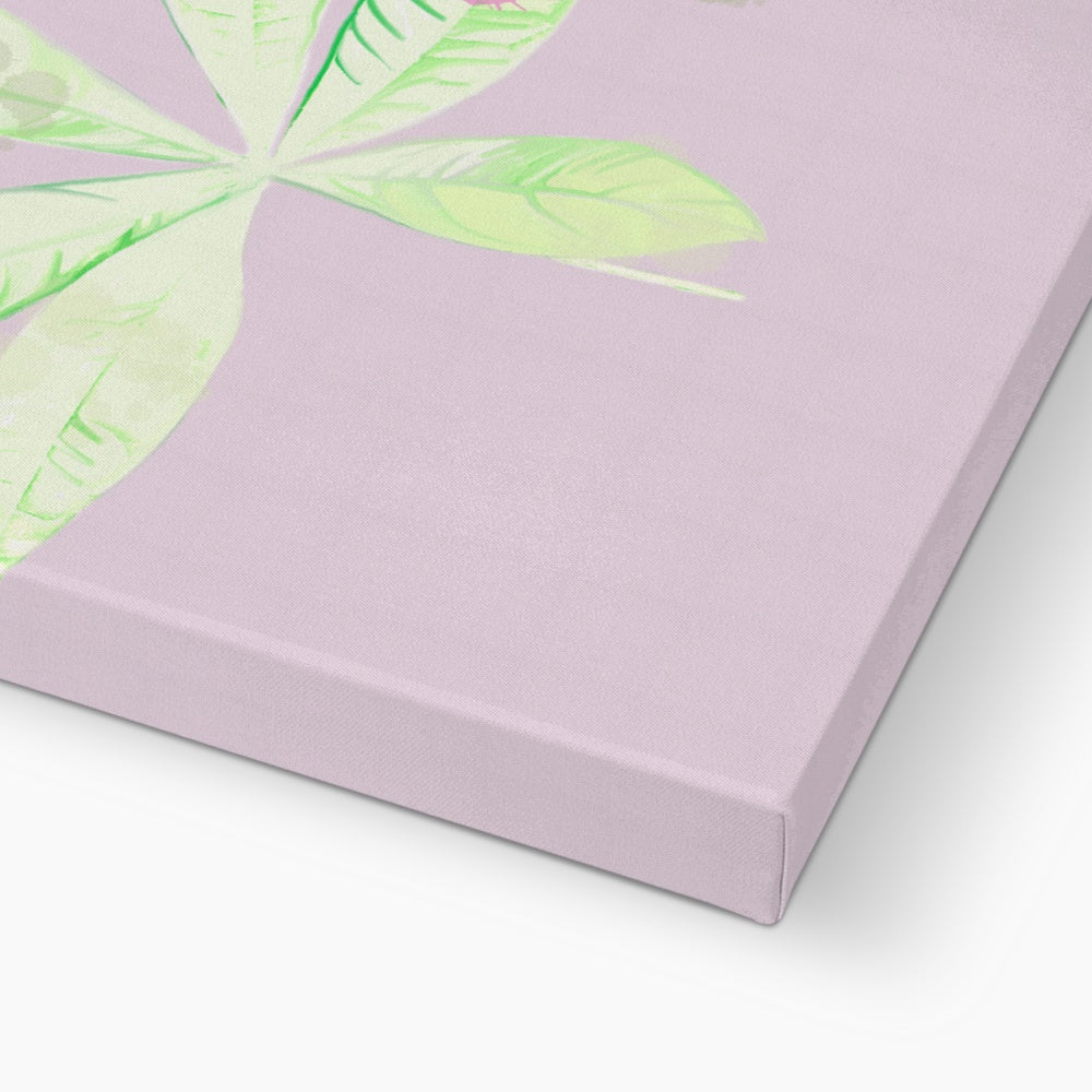 Pachira Houseplant Canvas