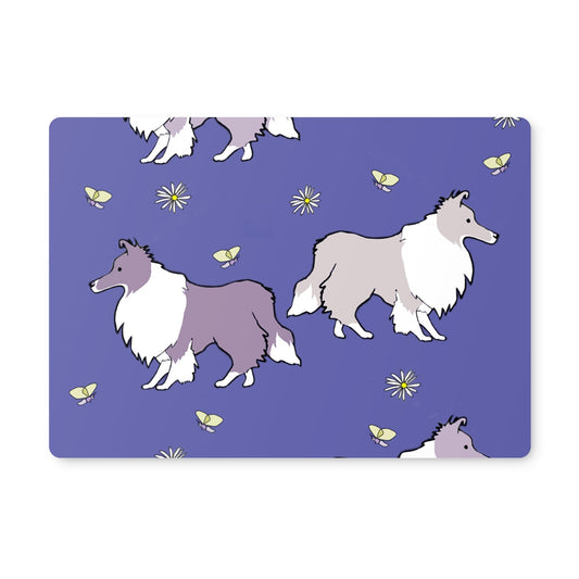 Sheltie Very Peri Rainbow Dogs  Placemat