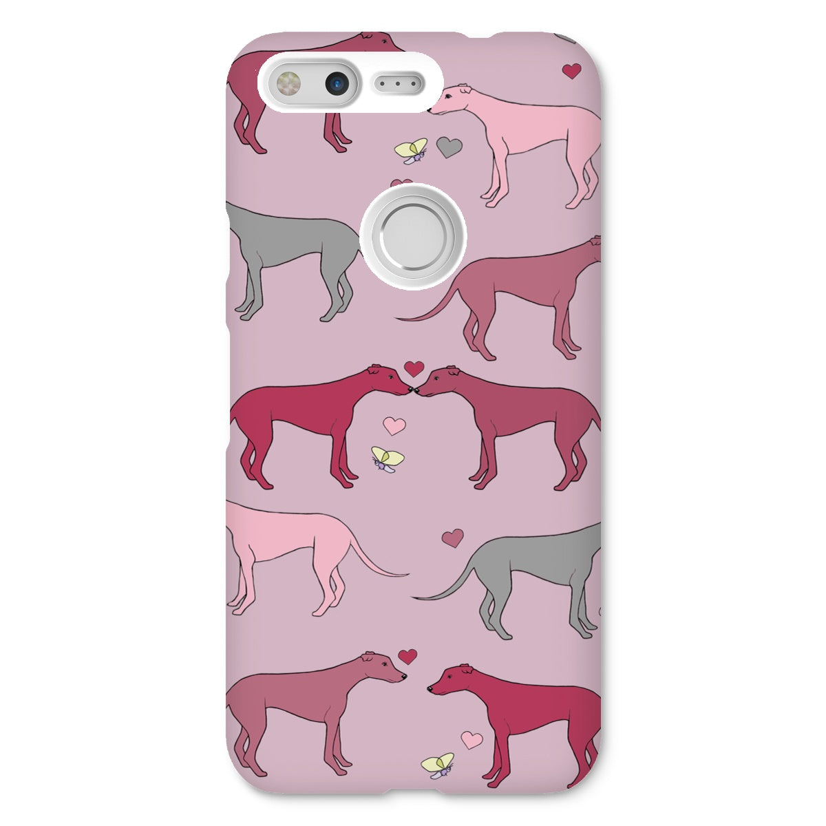 Greyhound Love Rainbow Dogs  Snap Phone Case