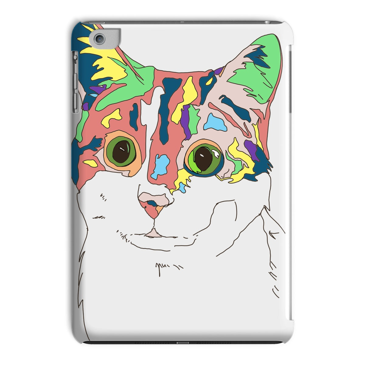 Kaleidoscope Cat Tablet Cases