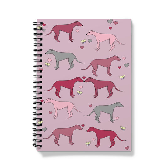 Greyhound Love Rainbow Dogs  Notebook