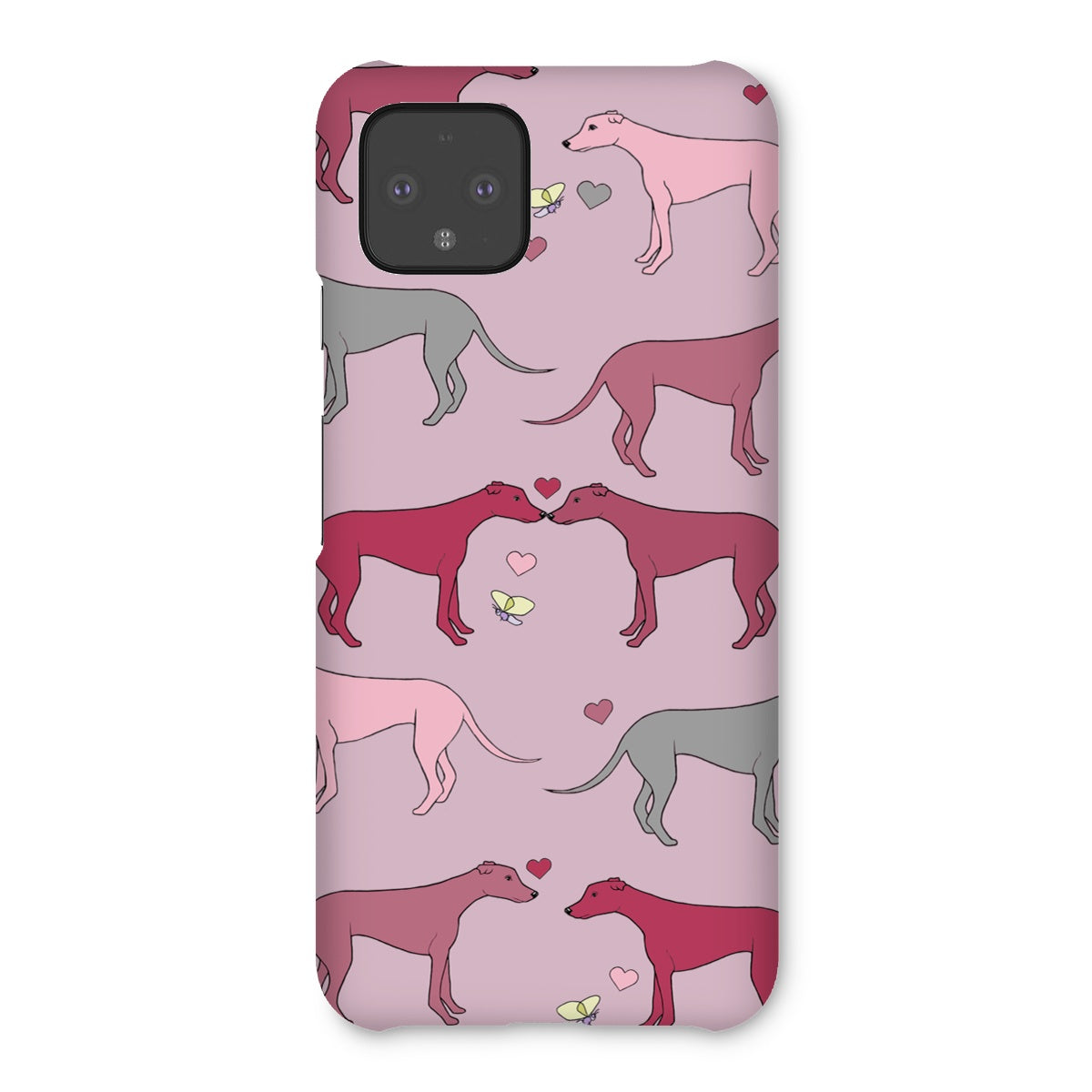 Greyhound Love Rainbow Dogs  Snap Phone Case