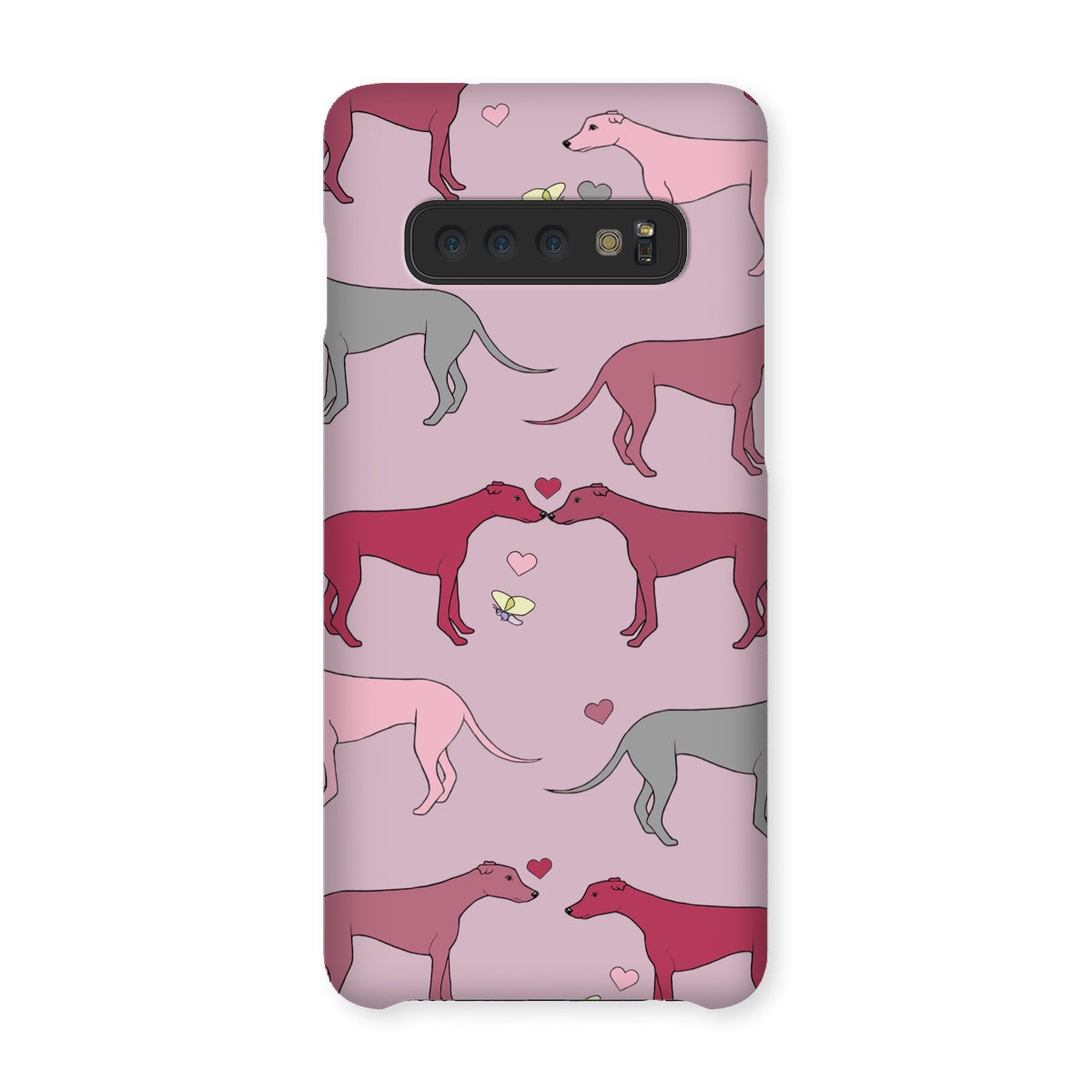 Greyhound Love Rainbow Dogs  Snap Phone Case