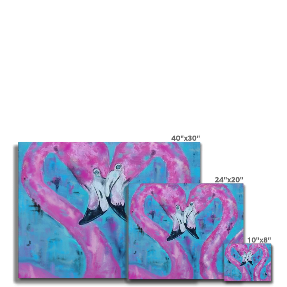 Flamingo Tango Canvas