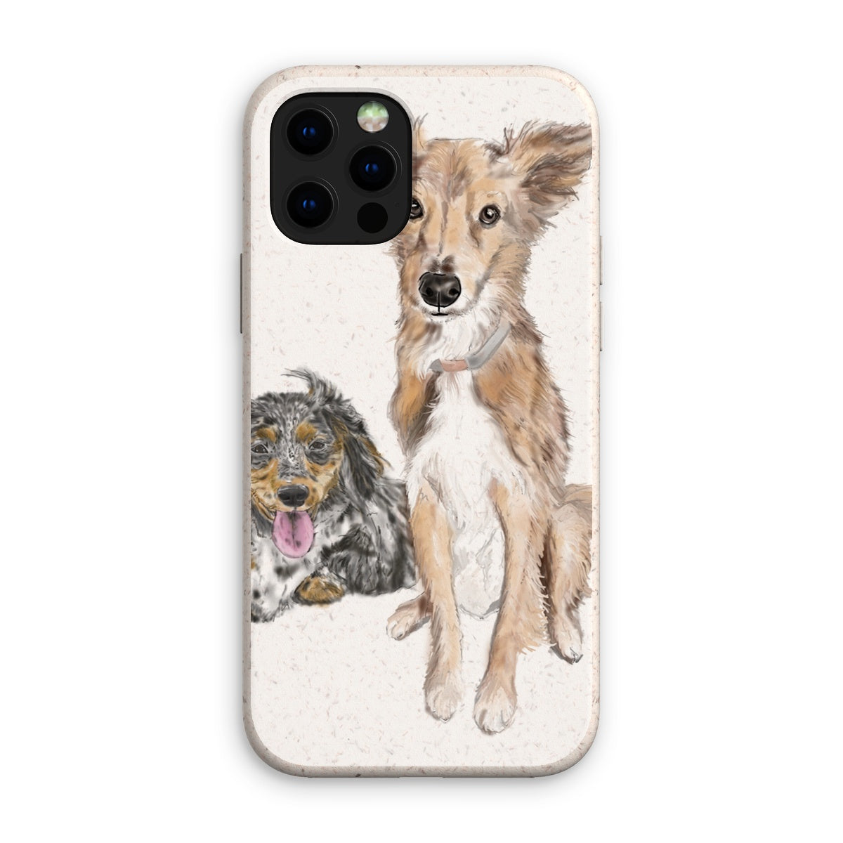 Customer Requests Nicky & Eevee Pet Portrait  Eco Phone Case