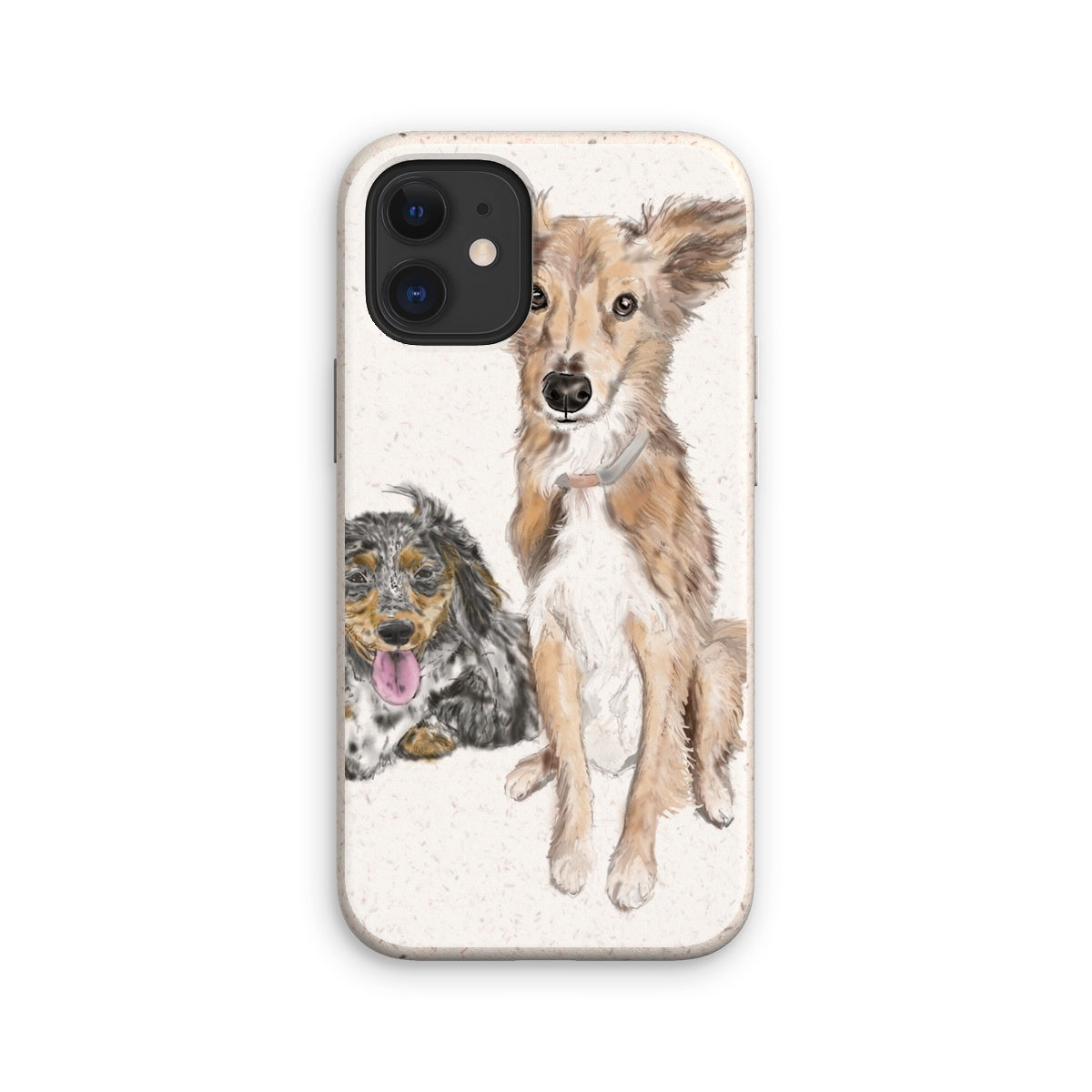 Customer Requests Nicky & Eevee Pet Portrait  Eco Phone Case