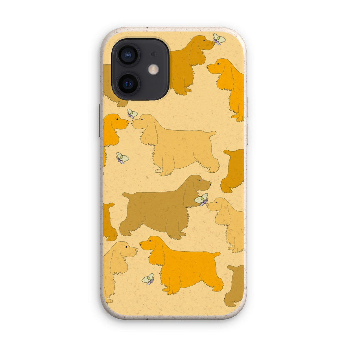 Rainbow Dogs Spaniels Eco Phone Case