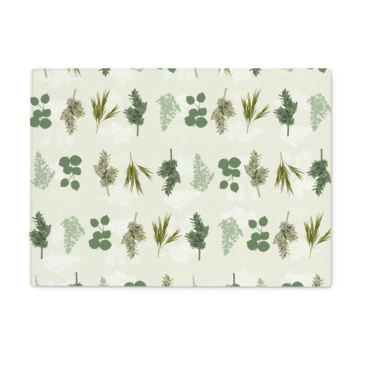 Leaf me to relax  Glass Chopping Board