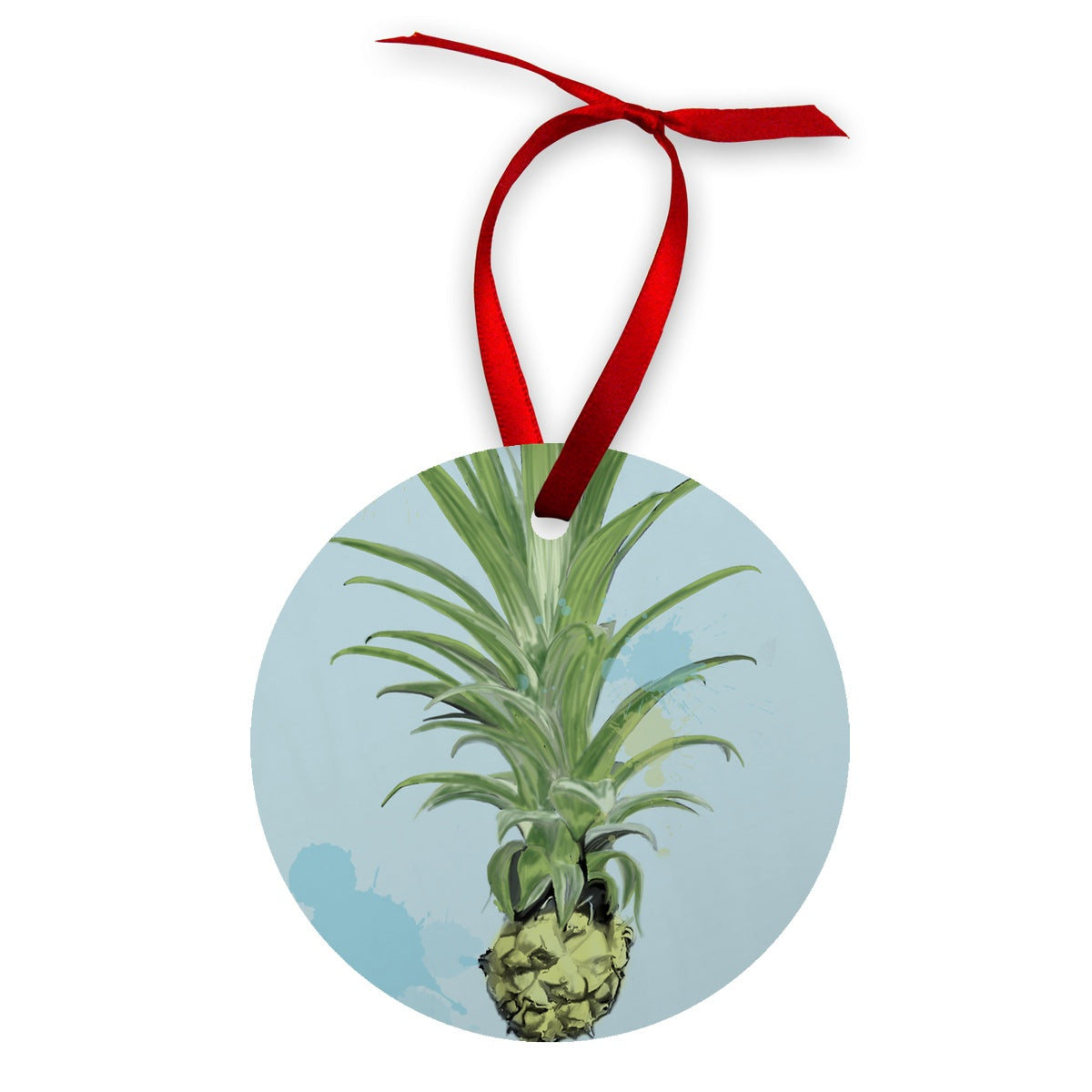 Pineapple Houseplant Wood Ornament