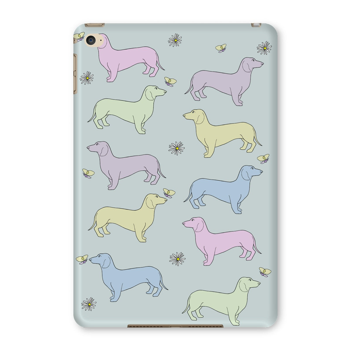 Rainbow Dachshunds Rainbow Dogs  Tablet Cases