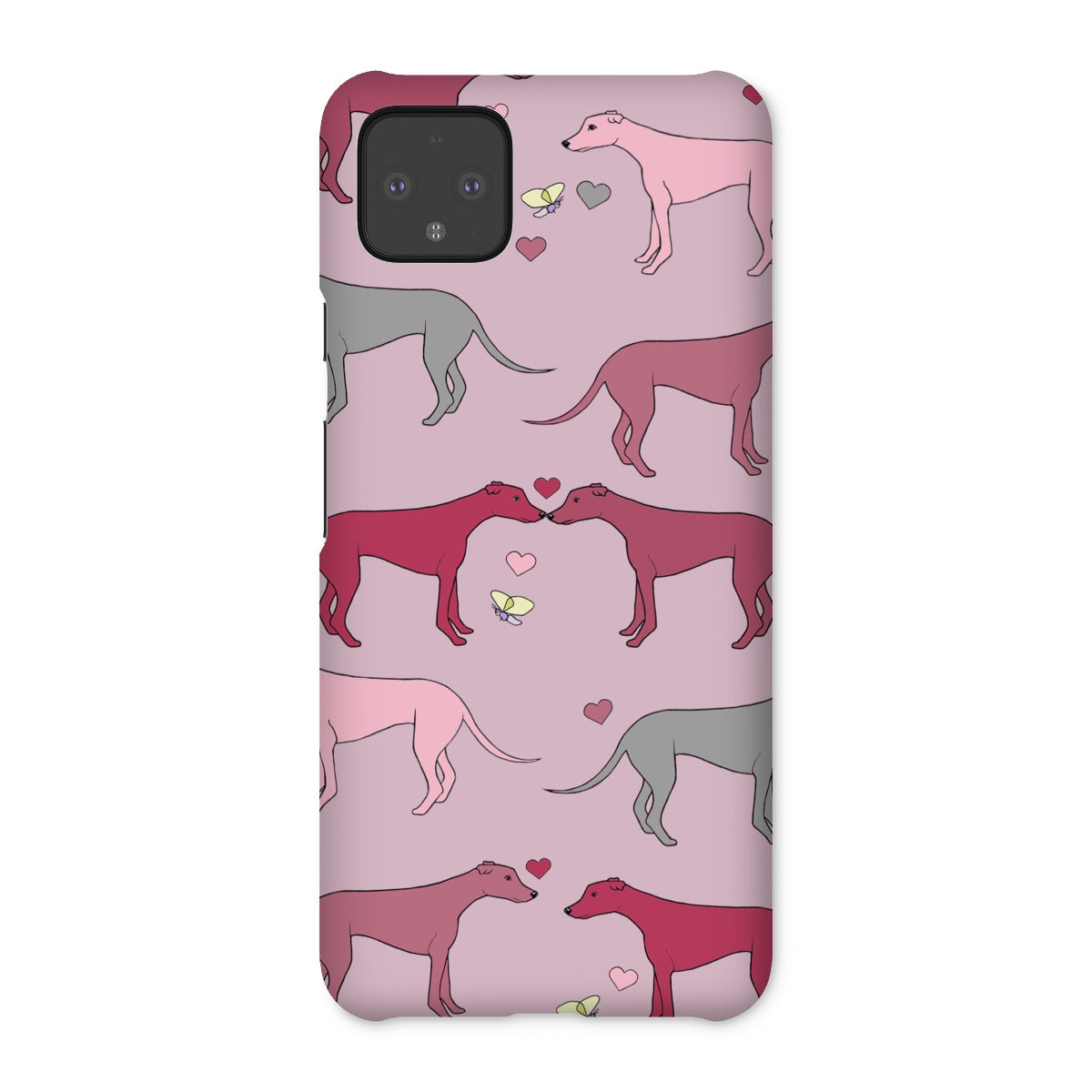 Greyhound Love Rainbow Dogs  Snap Phone Case