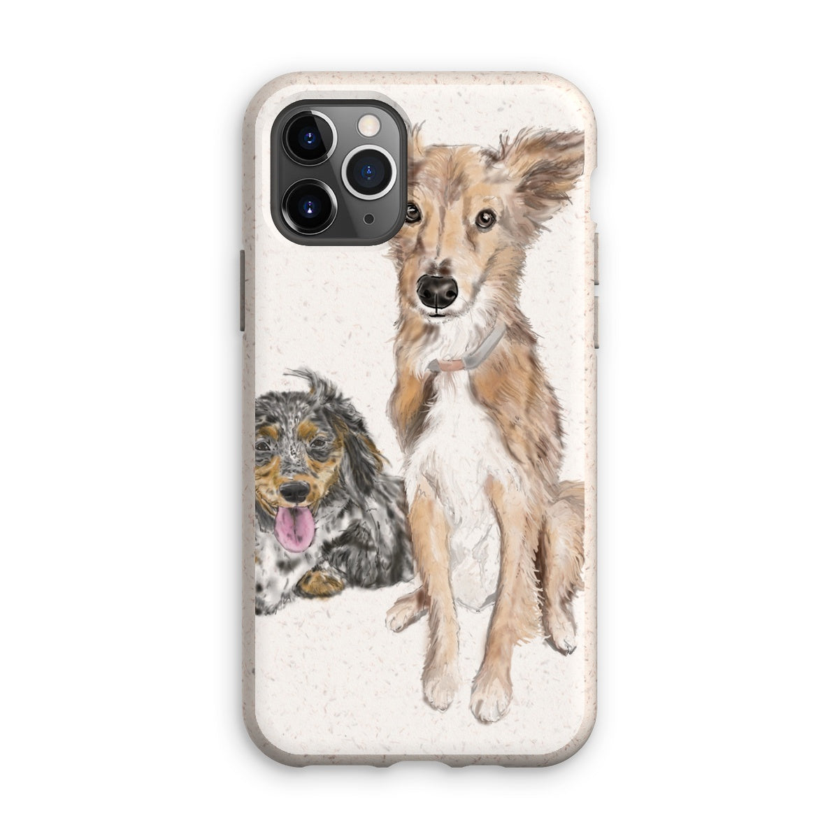 Customer Requests Nicky & Eevee Pet Portrait  Eco Phone Case