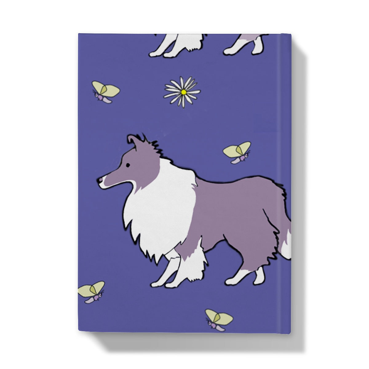 Sheltie Very Peri Rainbow Dogs  Hardback Journal