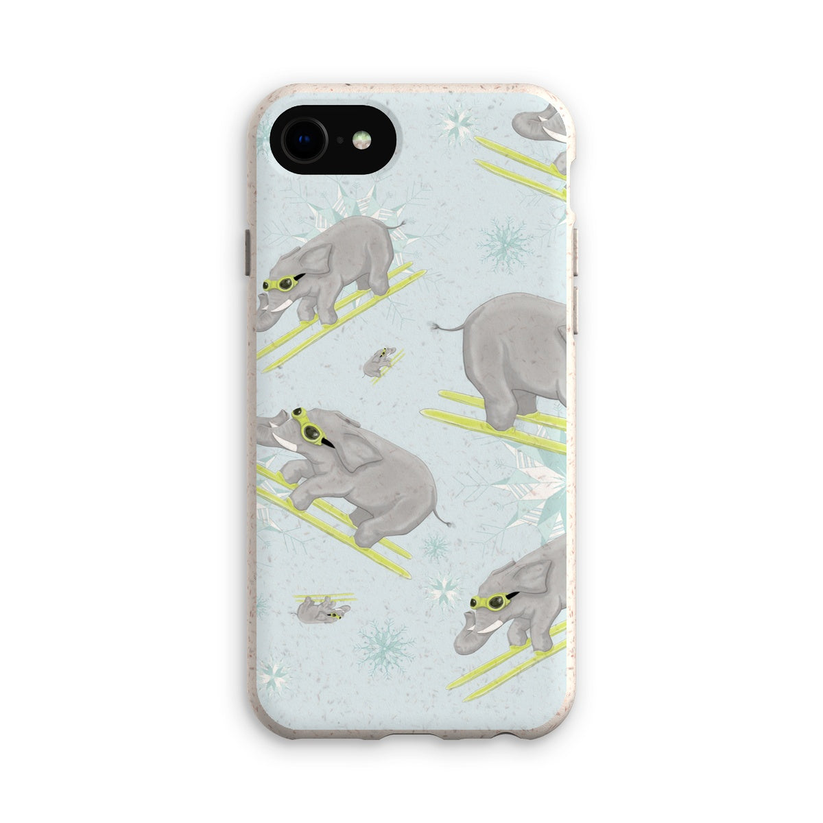 If you've never seen an elephant ski Eco Phone Case