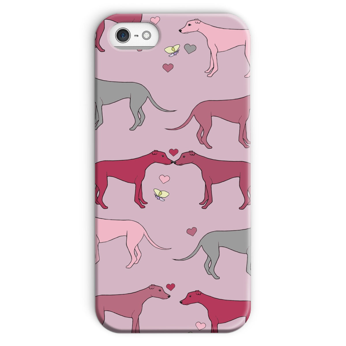 Greyhound Love Rainbow Dogs  Snap Phone Case