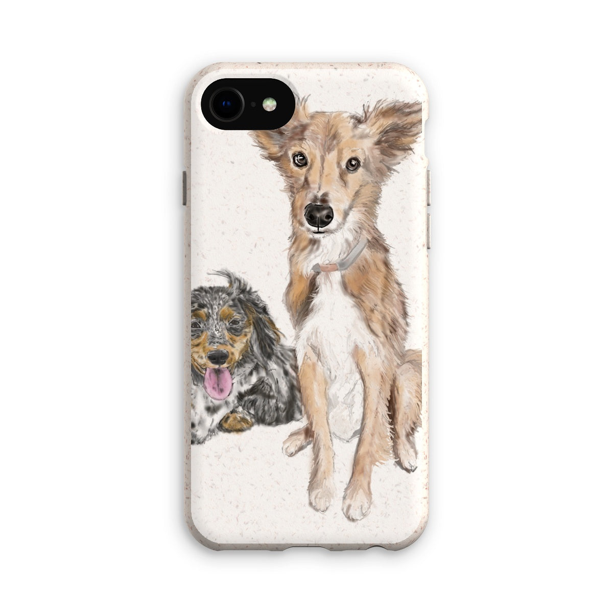 Customer Requests Nicky & Eevee Pet Portrait  Eco Phone Case