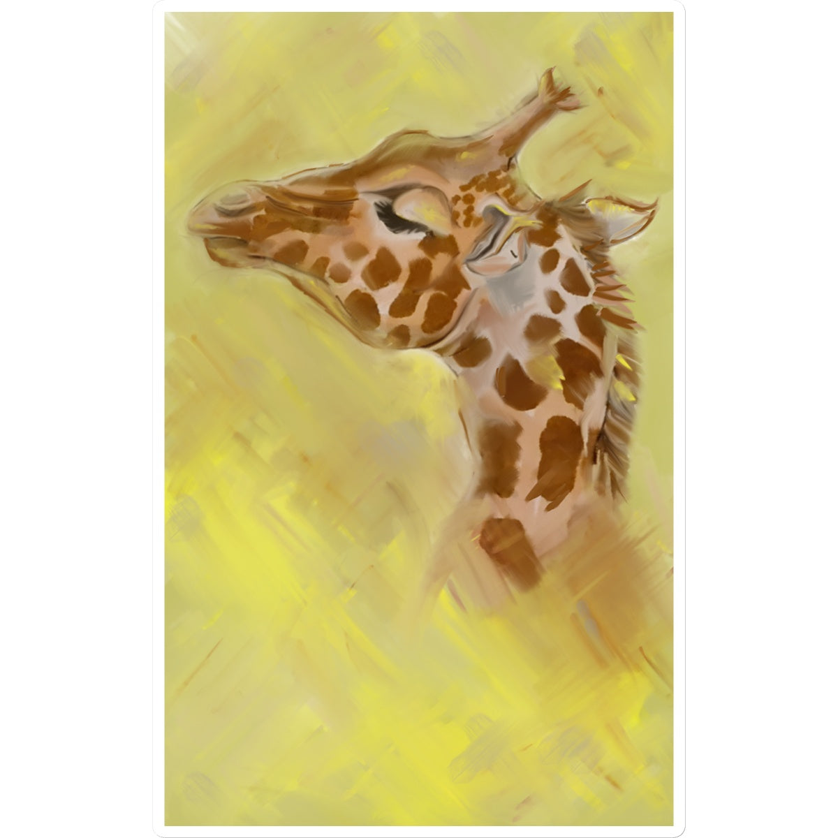 Giraffe Solo Sticker