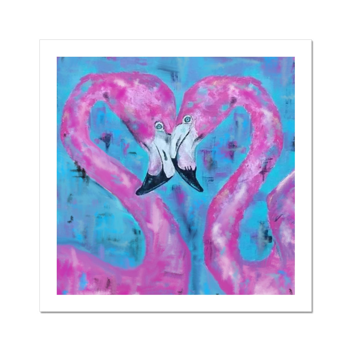 Flamingo Tango Photo Art Print