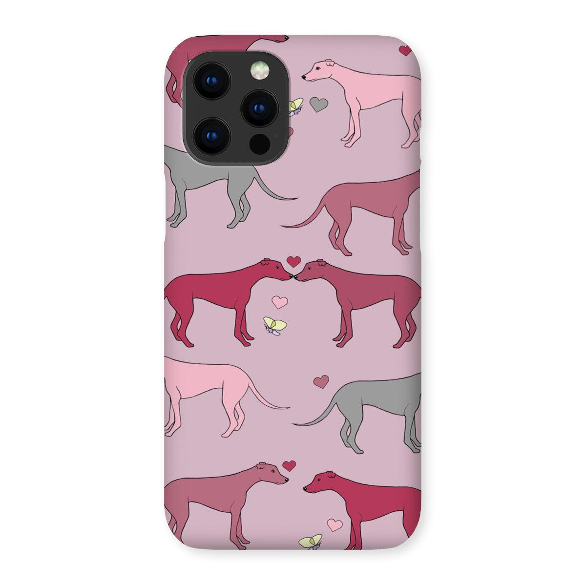 Greyhound Love Rainbow Dogs  Snap Phone Case