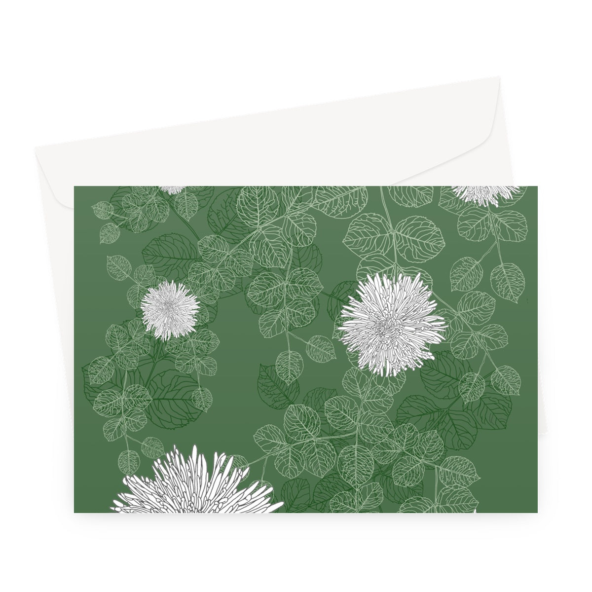 Floral Innocence Greetings Card