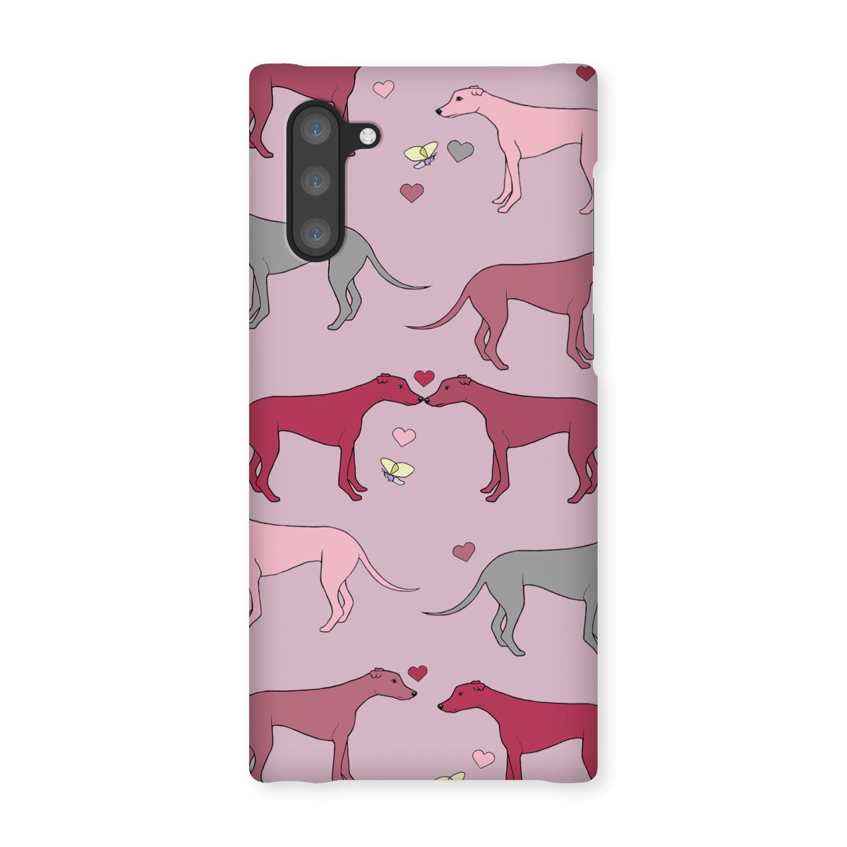 Greyhound Love Rainbow Dogs  Snap Phone Case